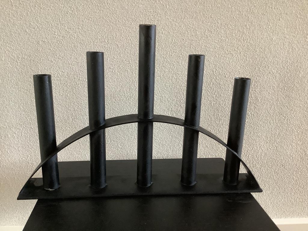 Scandinavische design kandelaar jaren 80, Ophalen of Verzenden, Huis en Inrichting