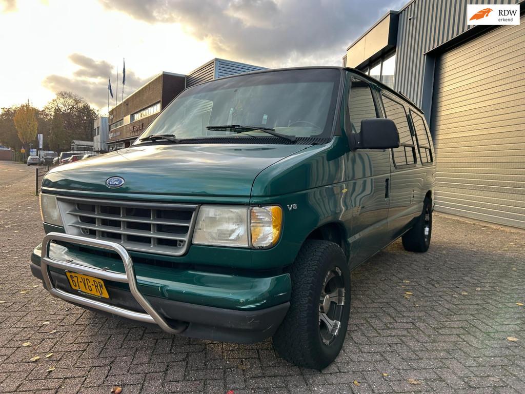 Ford E150 ECOLINE GLOBEMASTER aut Camper LPG apk, Caravans en Kamperen, Campers, Automaat, Buscamper of Camperbus, Bedrijf, Ford