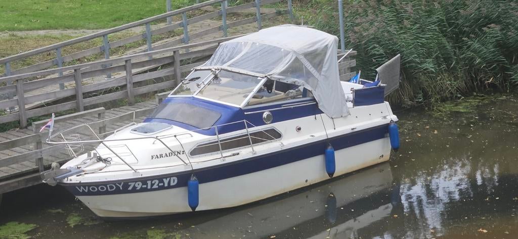 Fairline Weekender 21 - Comfortabele Cruiser, Gebruikt, Diesel, Ophalen of Verzenden, Polyester