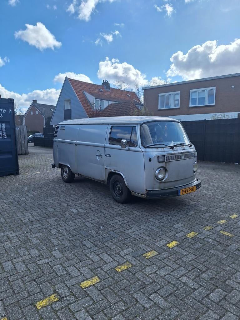 Volkswagen 1976 T2 T 2 gesloten bestelauto met werk!!, Particulier, 3 stoelen, 1600 cc, Volkswagen
