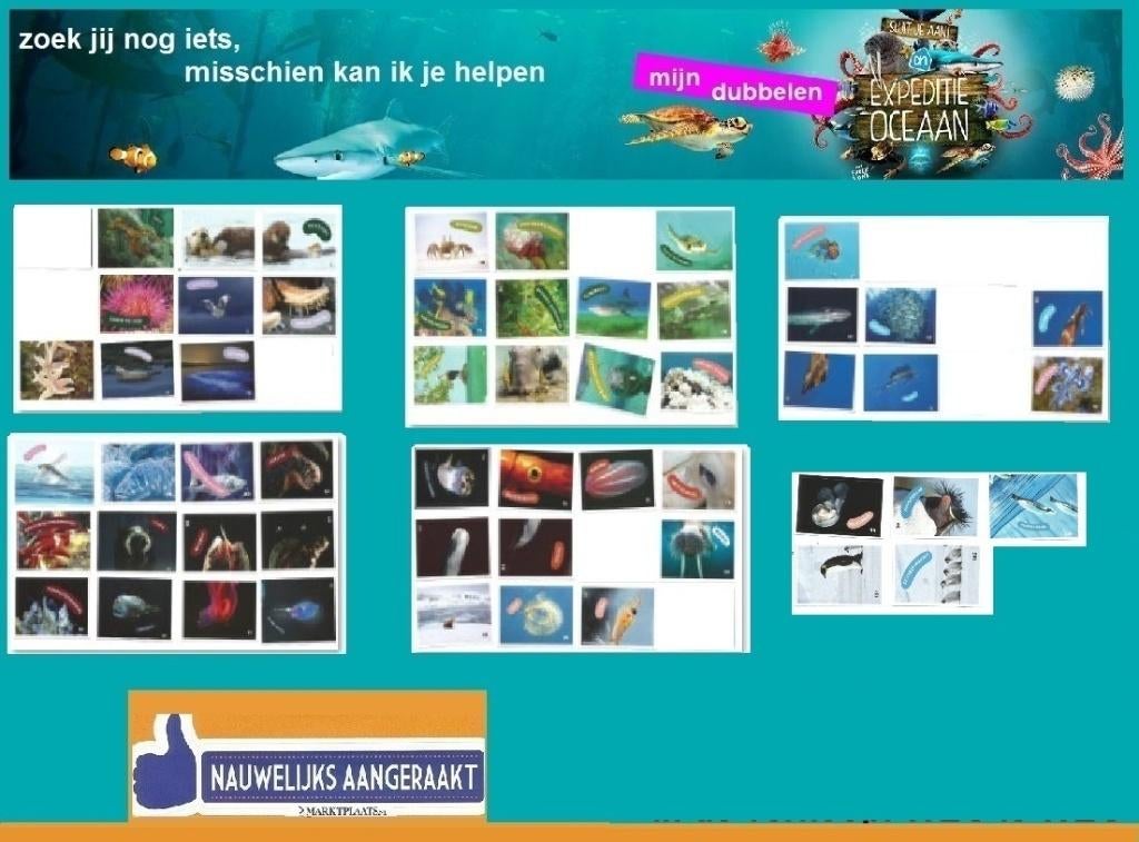 Expeditie Oceaan stickers (AH), Albert Heijn, Ophalen of Verzenden