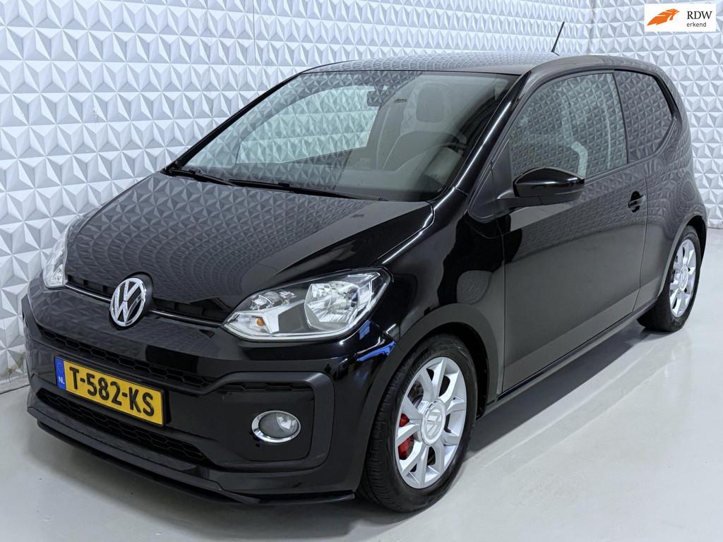 Volkswagen UP! 1.0 TSI 90PK! Mooi - Sportief & 92.000km (201, Auto's, Gebruikt, Metallic lak, 4 stoelen, Zwart