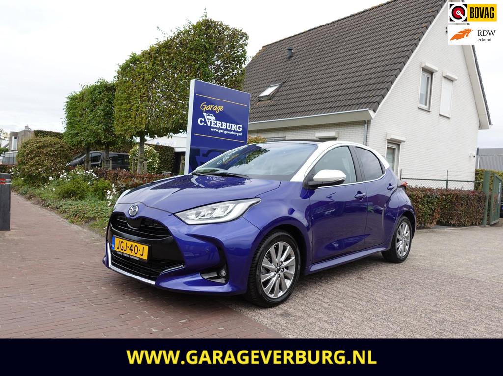 Mazda 2 Hybrid 1.5 Homura (Navi/Carplay,Camera,AdaptiveCruis, 450 kg, Gebruikt, Blauw, 1490 cc