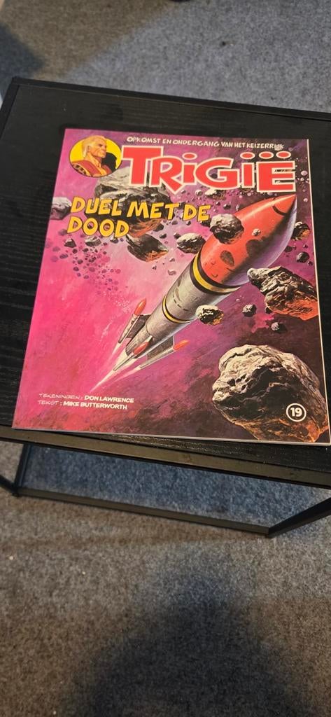 Trigie: Duel met de Dood, Eén stripboek, Ophalen of Verzenden, Gelezen
