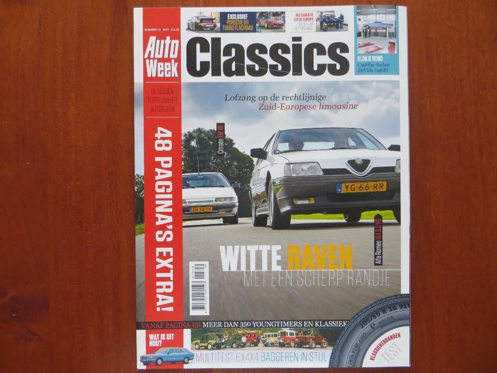 Autoweek Classics 13 2019 Alfa Romeo 164, Citroën XM, Iltis, Ophalen of Verzenden, Nieuw, Alfa Romeo
