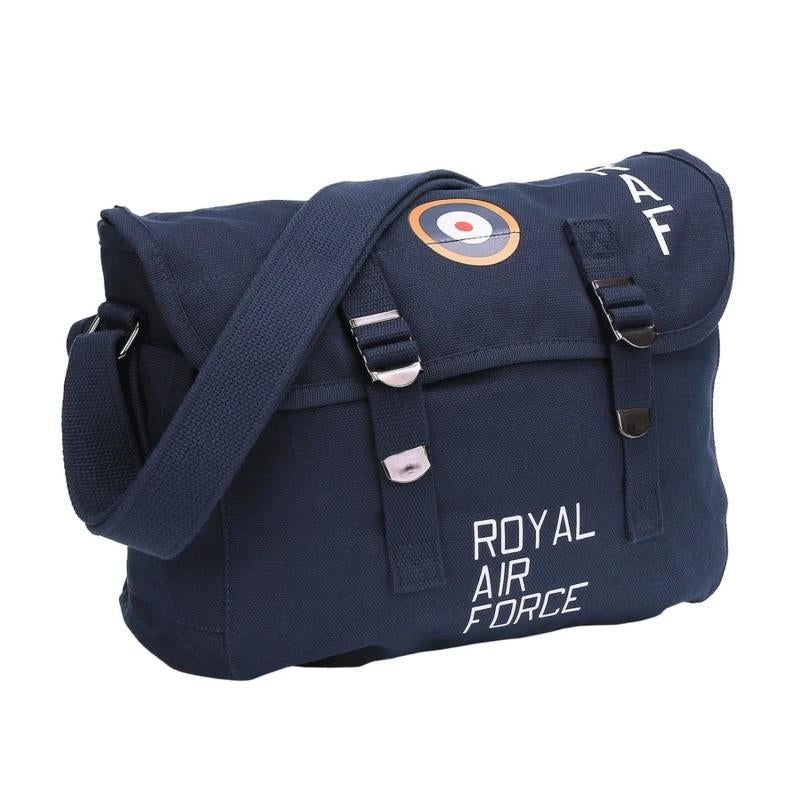 FOSTEX SHOULDER BAG / PUKKEL ROYAL AIR FORCE NAVY BLUE, Verzamelen, Militaria | Algemeen, Info@workingclassrebel.com, Fostex, Overige typen