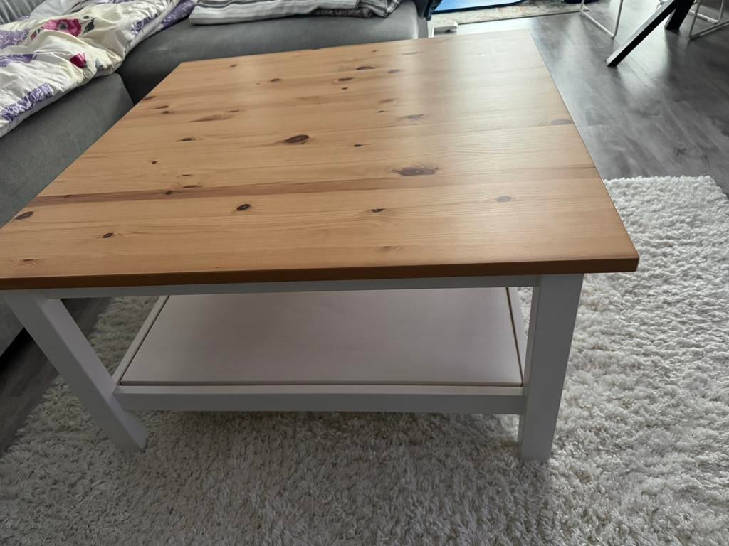 Hemnes salontafel, Huis en Inrichting, Tafels | Salontafels, Ophalen, Gebruikt, 50 tot 100 cm, Vierkant