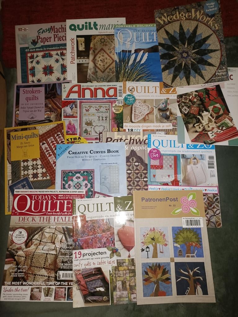 quilt boeken/bladen per stuk vanaf €2,50, Ophalen of Verzenden