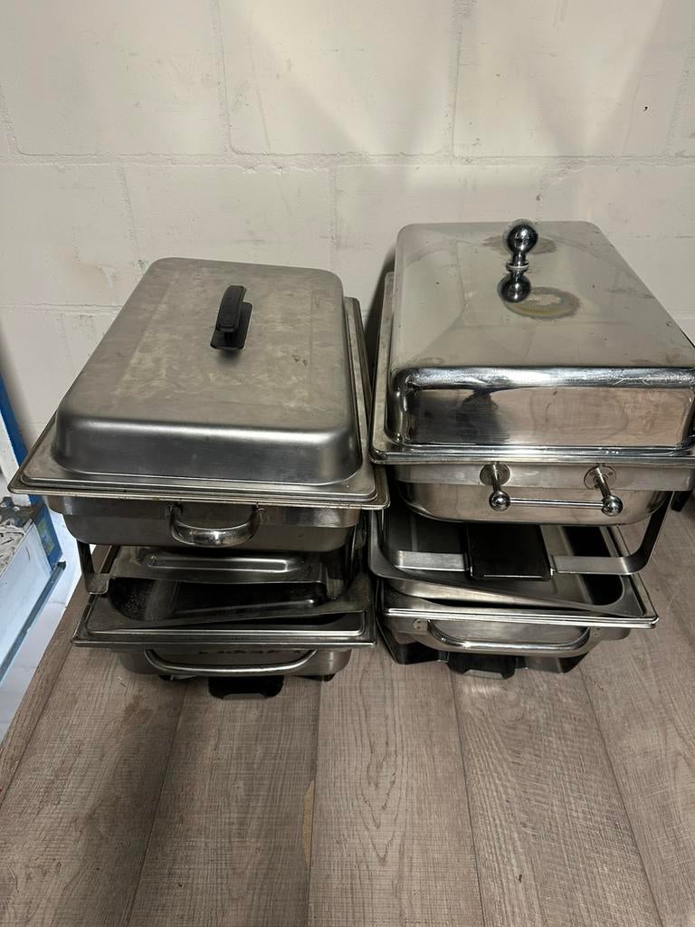 4 Chafing Dishes, Ophalen, Gebruikt