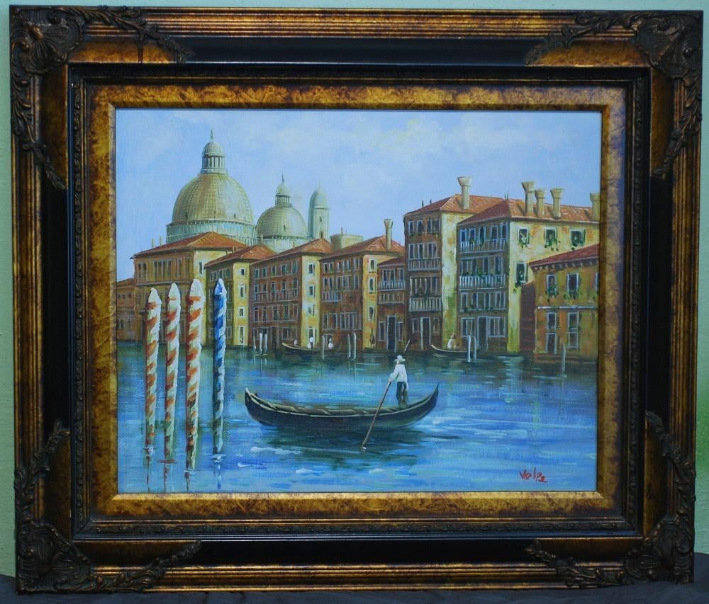 Schilderij - Olieverfschilderij - Venetië, Verzenden