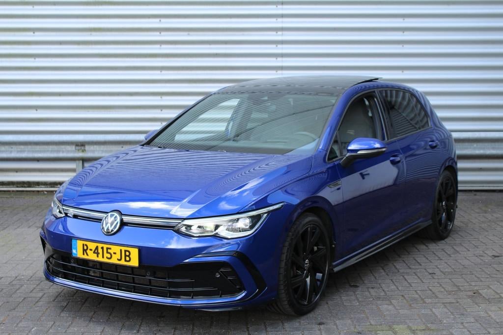 Volkswagen Golf 1.5 eTSI 150pk R-Line DSG7 Panoramadak IQ-Li, 4 cilinders, 150 pk, Blauw, Leder en Stof