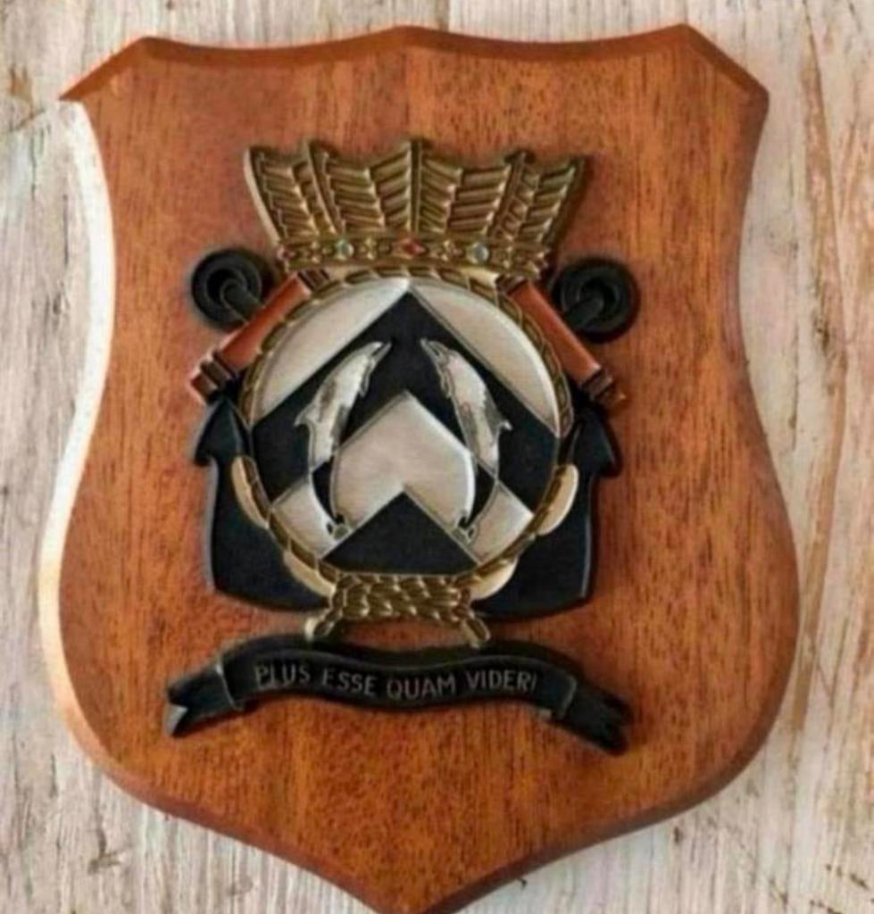 Marine Wapenschild ANTAC, Verzamelen, Verzenden, Marine, Nederland, Embleem of Badge