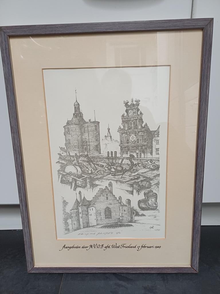 Ets John de Jongh - N.V.O.B. afd. West Friesland 1989, Antiek en Kunst, Ophalen of Verzenden