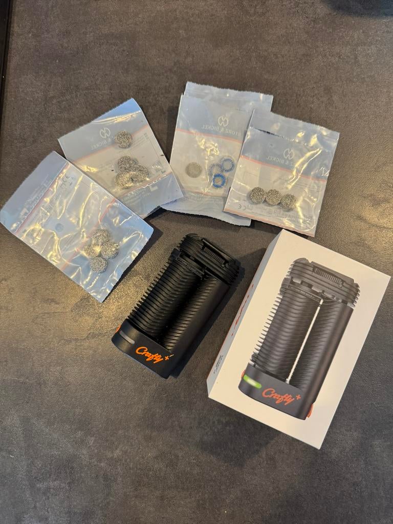 Storz & Bickel Crafty+ Vaporizer + Benodigdheden, Ophalen, Zo goed als nieuw, (Water)pijp