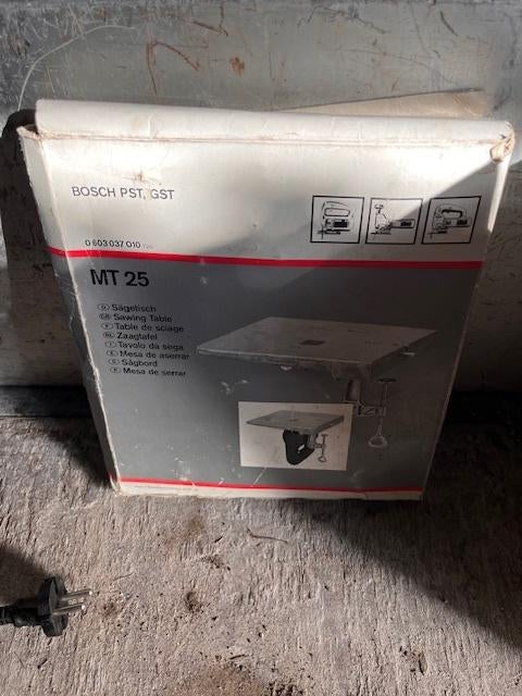 Bosch MT25 Zaagtafel, Decoupeerzaag, Ophalen of Verzenden, Zo goed als nieuw, 30 tot 70 mm