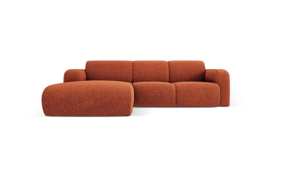 Windsor & Co Lola Hoekbank Chenille Terra | Van €1499 nu, 250 tot 300 cm, Nieuw, Windsor & Co, Ophalen of Verzenden