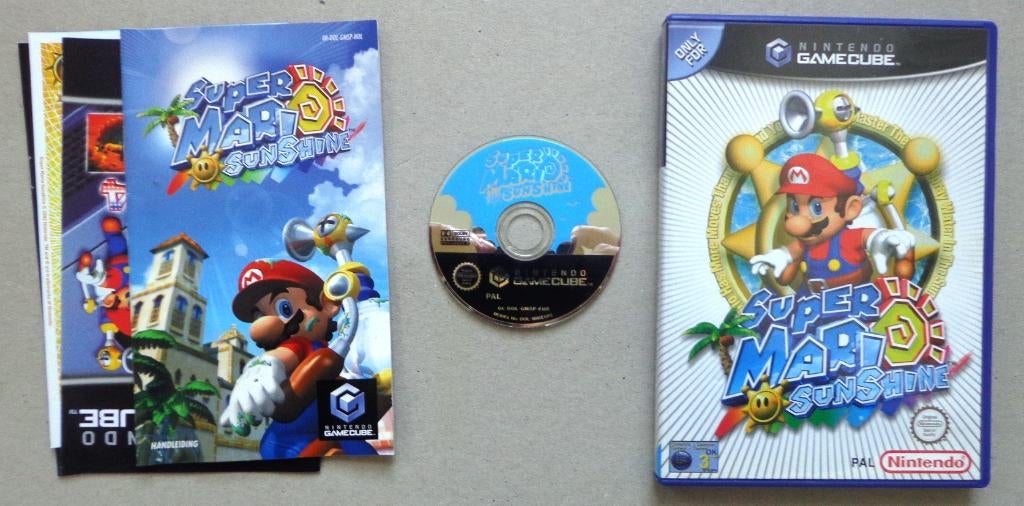 Super Mario Sunshine voor de Nintendo GameCube Compleet, Avontuur en Actie, 1 speler, Ophalen of Verzenden, Zo goed als nieuw