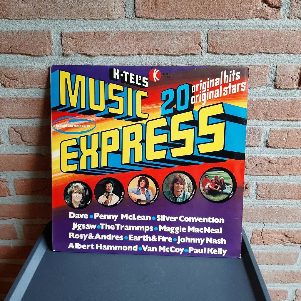 LP: K'Tel's Music Express, Ophalen of Verzenden, Gebruikt, 12 inch, Pop