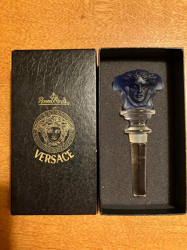 Rosenthal Versace Medusa Wijnstopper - Nieuw in doos, Ophalen of Verzenden, Zo goed als nieuw