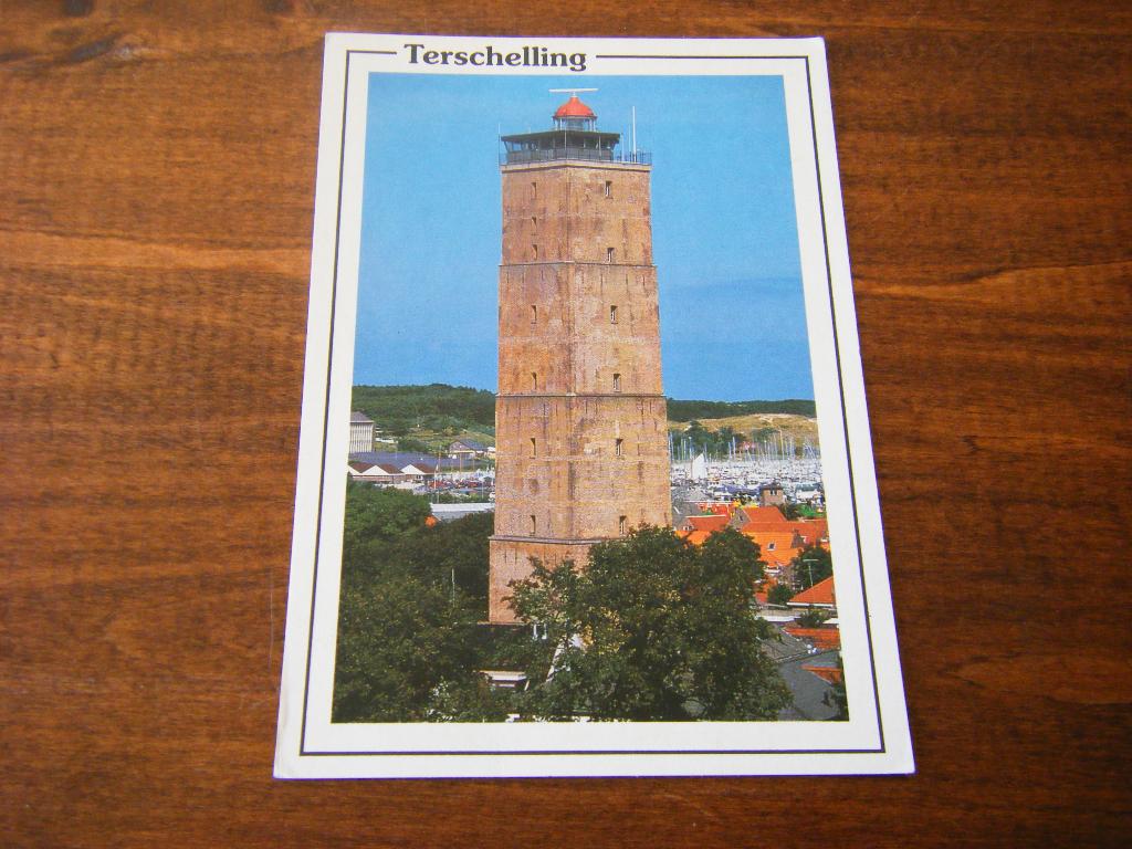 X37 - Terschelling - Vuurtoren - Mooi/Oud, Ophalen of Verzenden, Waddeneilanden