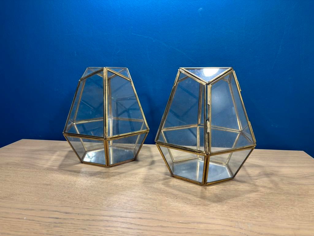 2 planten terrariums, Ophalen, Gebruikt, Geen, Geen