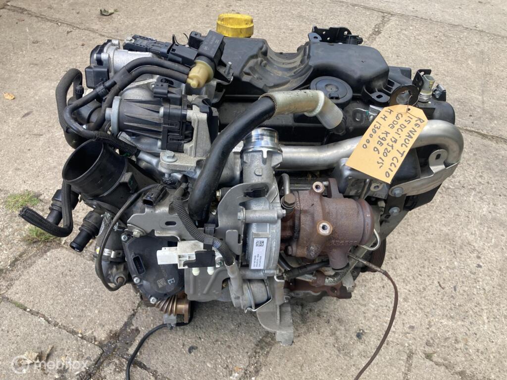 Dieselmotor origineel k9e6 Renault Clio IV ('12-'19), Gebruikt, Renault, Ophalen of Verzenden, Renault