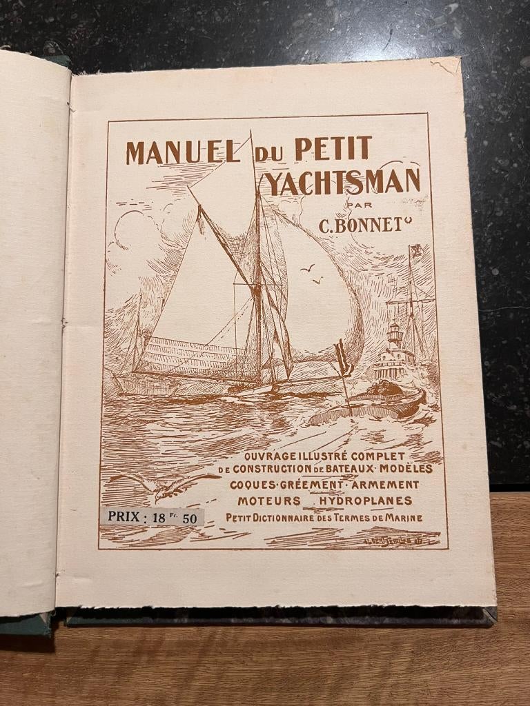 Manuel du Petit Yachtsman par C. Bonnet, Ophalen of Verzenden, C. Bonnet