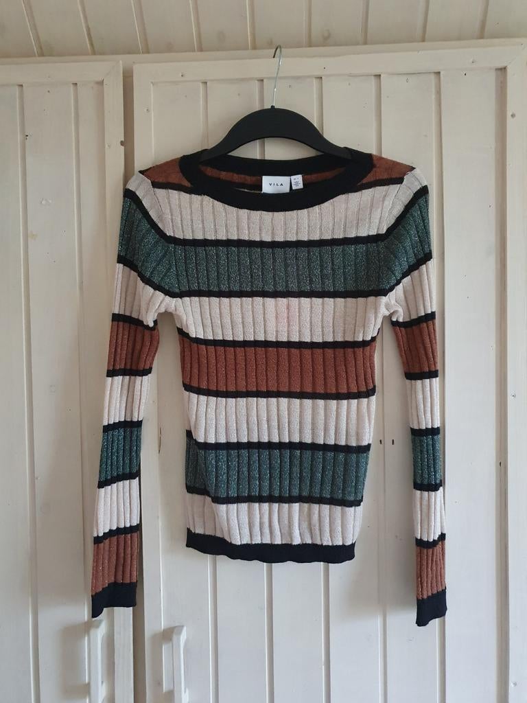 Gestreepte dunne trui vila maat 36 s, Vila, Ophalen of Verzenden, Nieuw, Maat 36 (S)