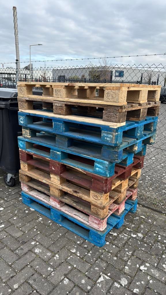 Euro pallets te koop, Doe-het-zelf en Verbouw, Hout en Planken, Ophalen, Zo goed als nieuw, Pallet, Minder dan 200 cm