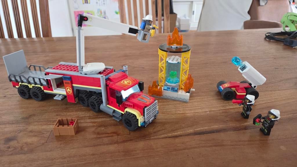 LEGO City 60282 Brandweer Grote Ladderwagen Set, Ophalen of Verzenden, Gebruikt, Complete set, Lego