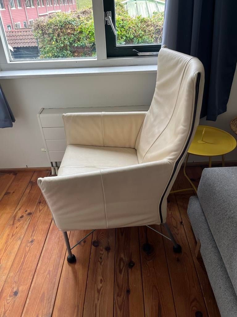 Montis Charlie Fauteuil Leer Groot Formaat, Huis en Inrichting, Ophalen, Zo goed als nieuw, Leer, 75 tot 100 cm