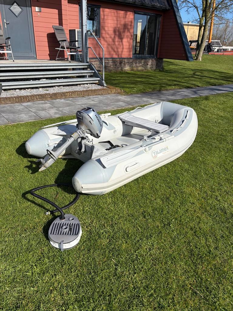 Talamex Highline 250 rubberboot met Honda 2.3 pk, Watersport en Boten, Rubberboten, Airdeck, Talamex en Honda, Info@talamex.nl