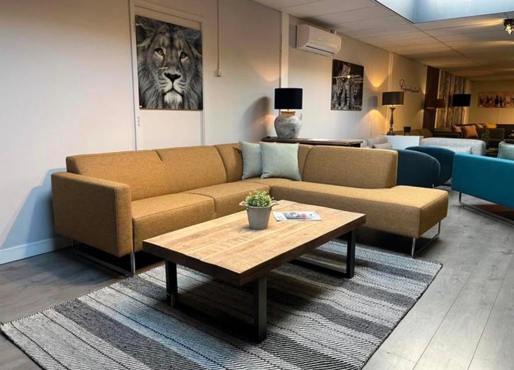 Artifort Mare gudbransdalens Amdal okergeel, Ophalen of Verzenden, Zo goed als nieuw, Vierpersoons of meer, Stof