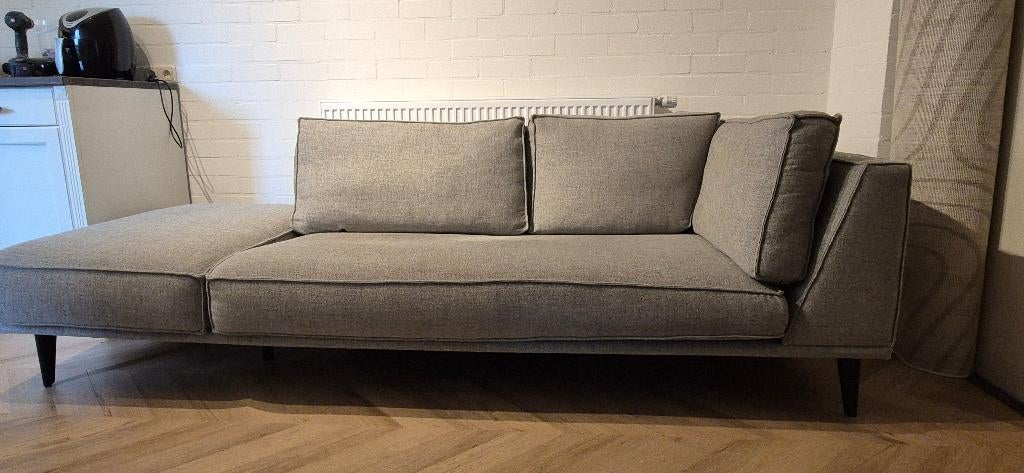 Nette bank  / loungebank, Ophalen, Gebruikt, 75 tot 100 cm, Stof