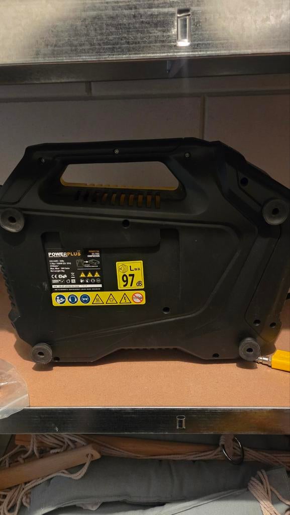 Powerplus POWX1706 Olievrije Compressor, Ophalen of Verzenden