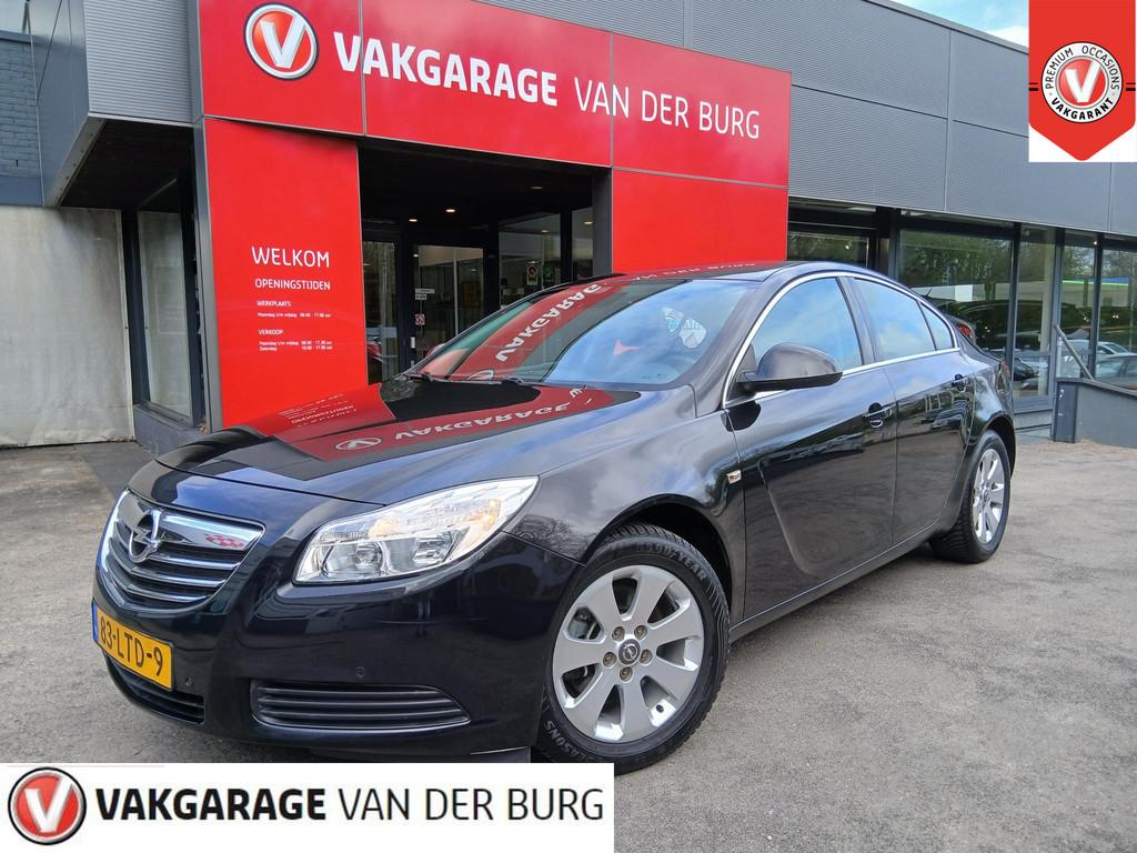 Opel Insignia sedan 1.6 Turbo 180 pk Edition, Euro 5, Stof, Gebruikt, Zwart
