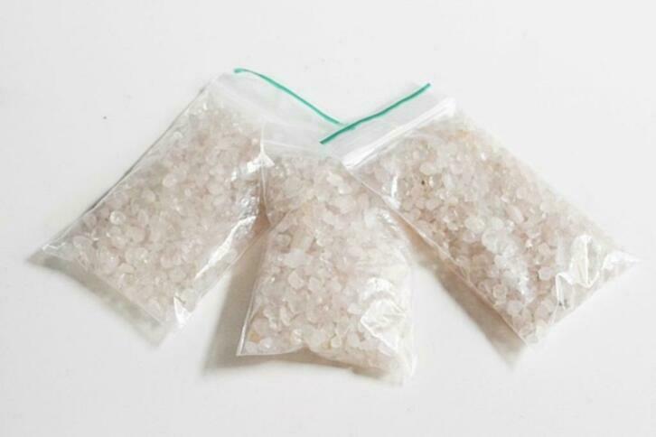 Bergkristal oplaad trommelsteentjes, Nieuw, Ophalen of Verzenden, Nvt, Nvt