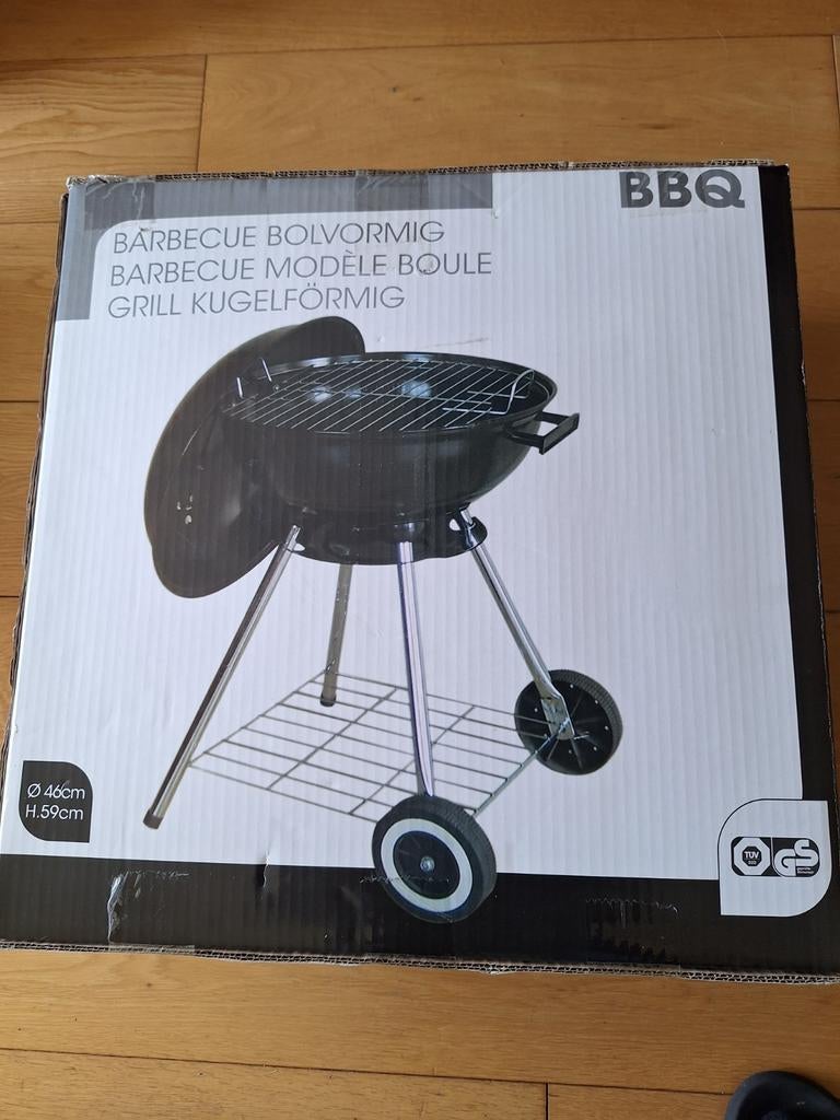 BBQ bolvormig nieuw in doos, Ophalen