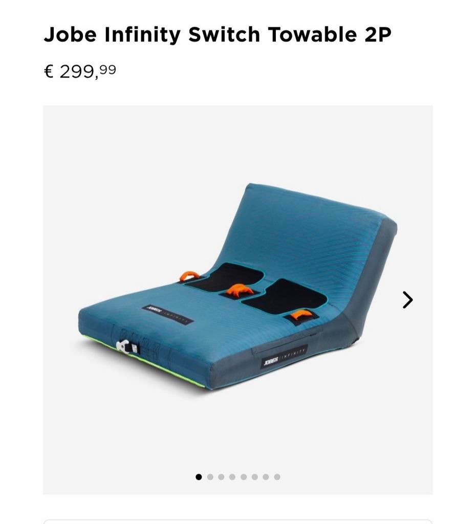 Jobe Infinity Switch Towable 2P - Nieuw, Watersport en Boten, Ophalen of Verzenden, Nieuw