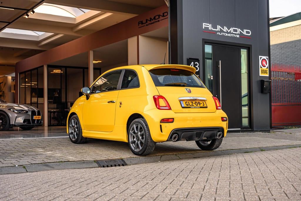 Abarth 595 1.4 T-Jet Abarth 595 |carplay|Yellow|Led|Garantie, Voorwielaandrijving, 145 pk, Stof, Gebruikt