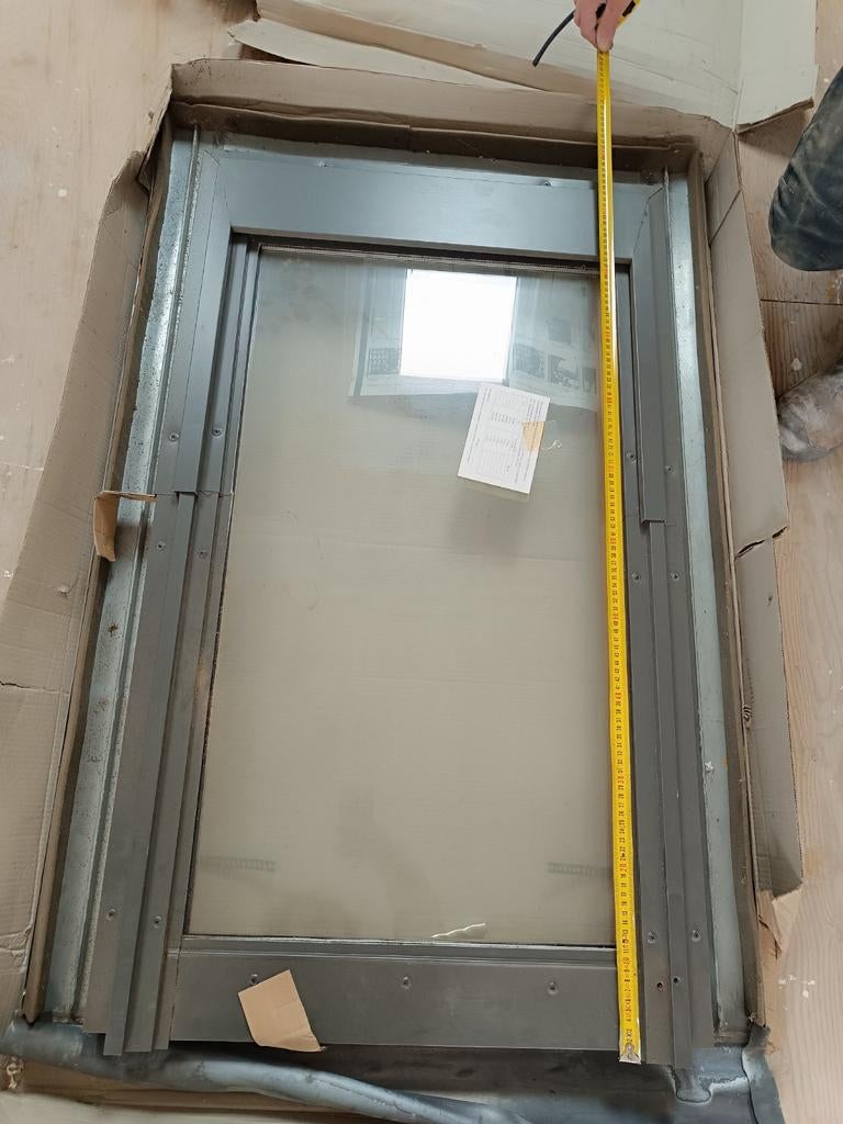 Dakraam met dubbelglas - 120x80 cm, Ophalen, 80 tot 120 cm, 120 tot 160 cm, Nieuw