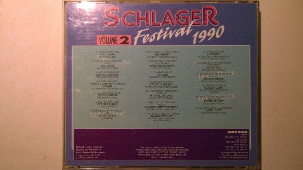 Schlagerfestival 1990 Volume 2, Ophalen of Verzenden, Zo goed als nieuw, Pop