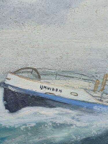 Schilderij reddingsboot IJmuiden KNZHRM Johanna Louise, Ophalen