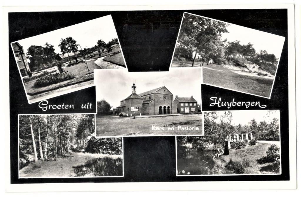 Jt17-103    Huijbergen, Verzenden, 1940 tot 1960, Gelopen, Noord-Brabant