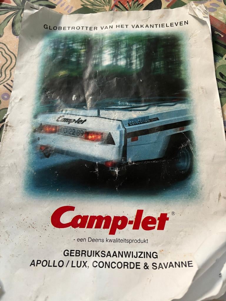 CAMPLET Concorde, Ophalen, Blauw, Aanwezig, Camp-Let