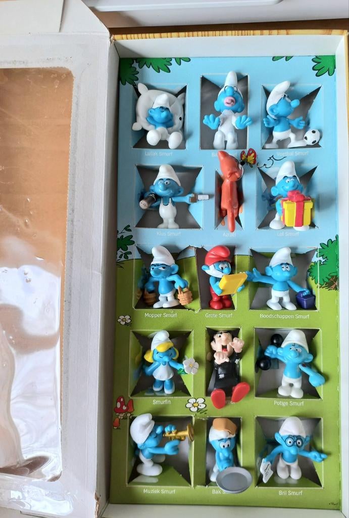 Smurfen collectie AH, spel en dobbelsteen, Verzamelen, Verzenden, Gebruikt, Verschillende Smurfen