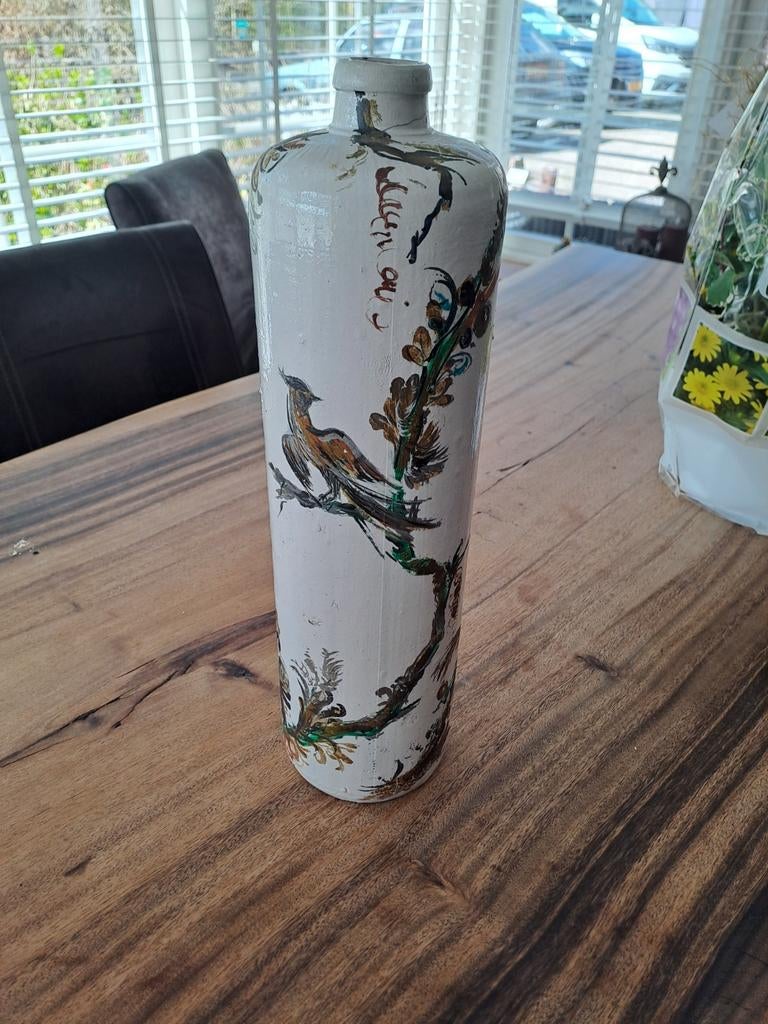 Beschilderde stenen kruik, Ophalen of Verzenden