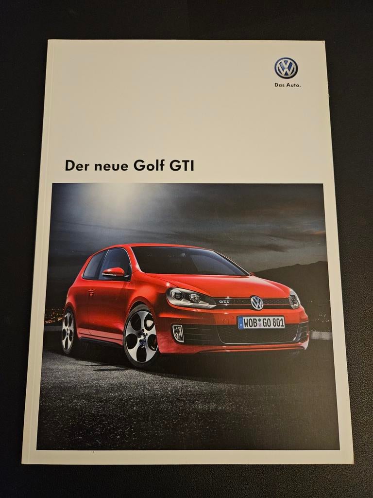 Brochure Volkswagen Golf GTi 2009, Boeken, Ophalen of Verzenden, Zo goed als nieuw, Volkswagen