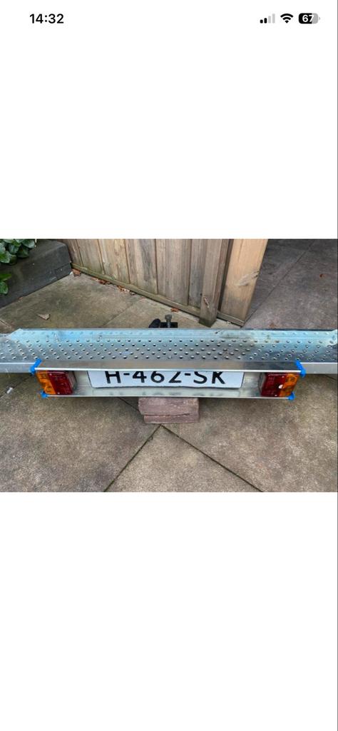 RVS BROMFIETS- SCOOTER- LICHTE MOTOR- "FIETSENDRAGER", Brede banden, Ophalen of Verzenden, Zo goed als nieuw, 1 fiets