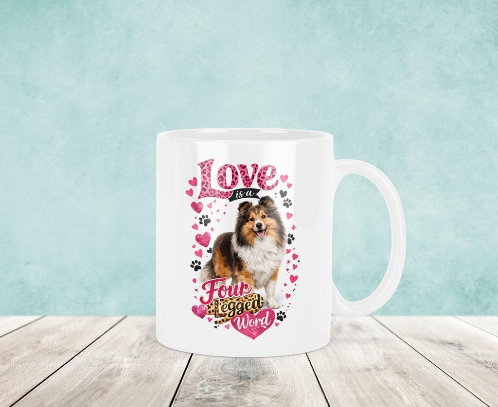 Love is a Four Legged Word - Sheltie Mok, Verzenden, Keramiek, Nieuw, Overige stijlen